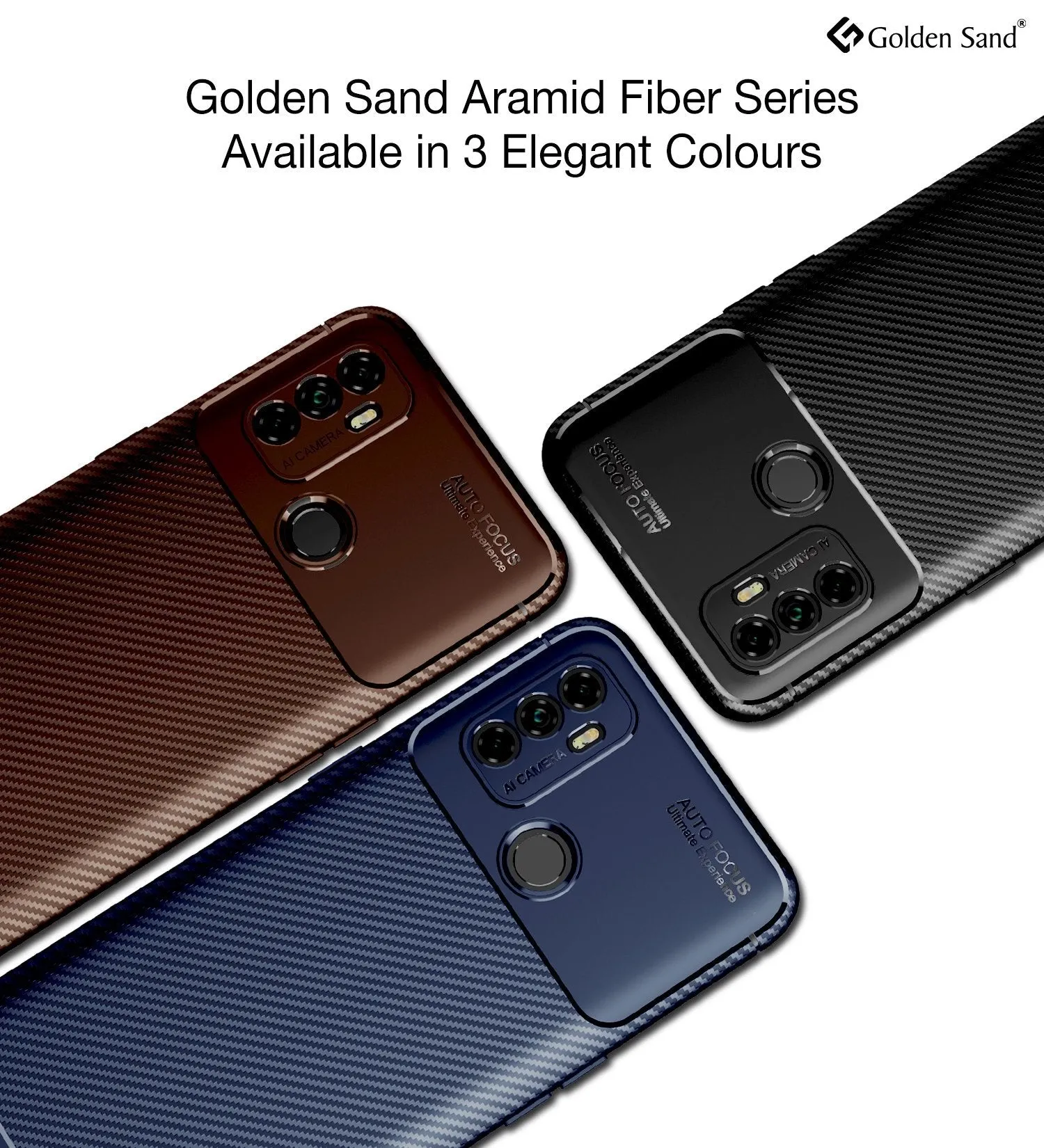 Aramid Fibre Series Shockproof Armor Back Cover for Oppo A53, Oppo A33 (2020), Blue