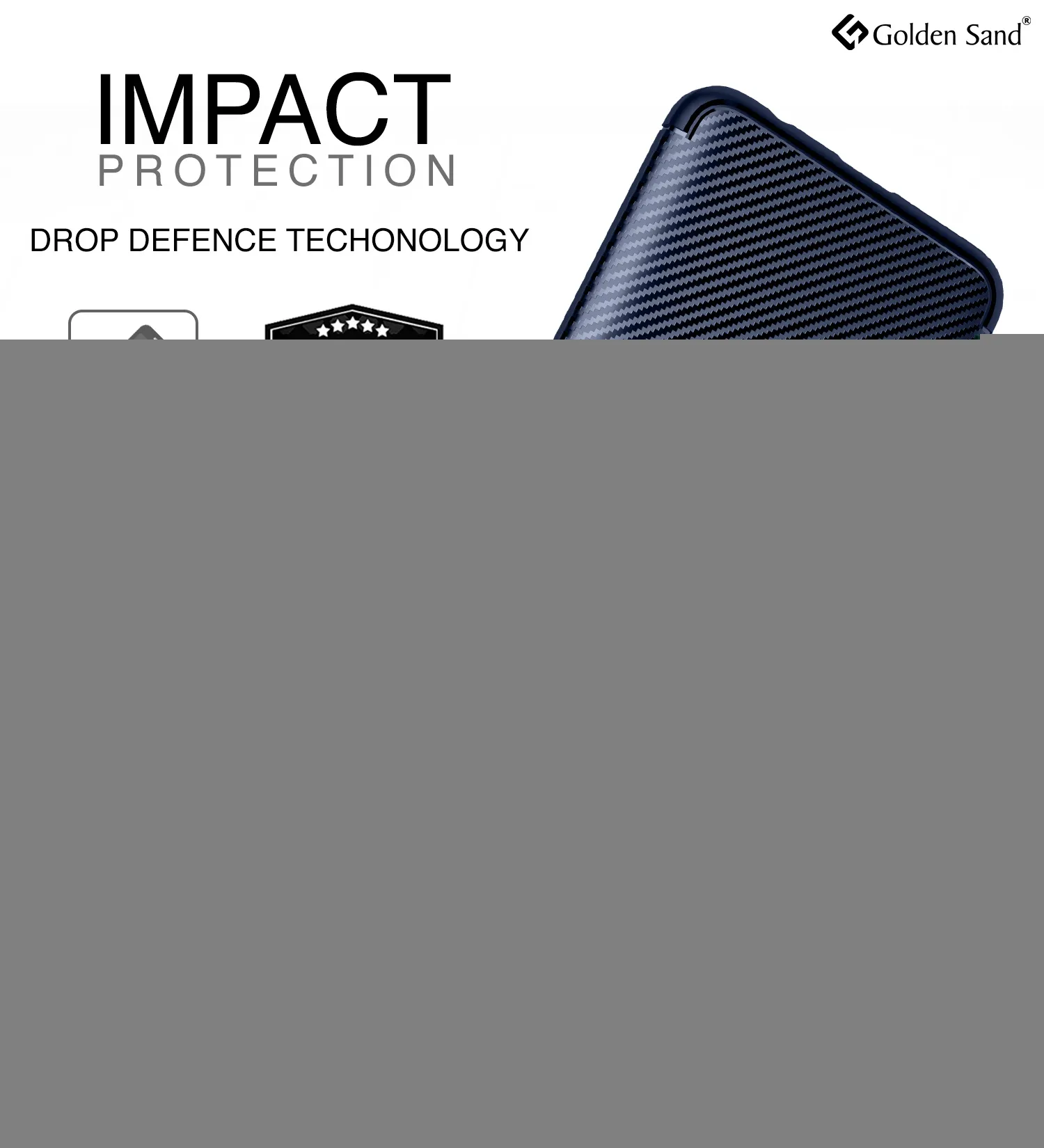 Aramid Fibre Series Shockproof Armor Back Cover for Oppo F19 Pro, 6.43 inch, Blue