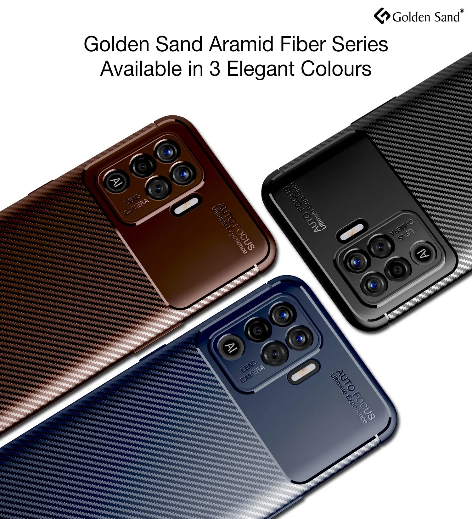 Aramid Fibre Series Shockproof Armor Back Cover for Oppo F19 Pro, 6.43 inch, Blue