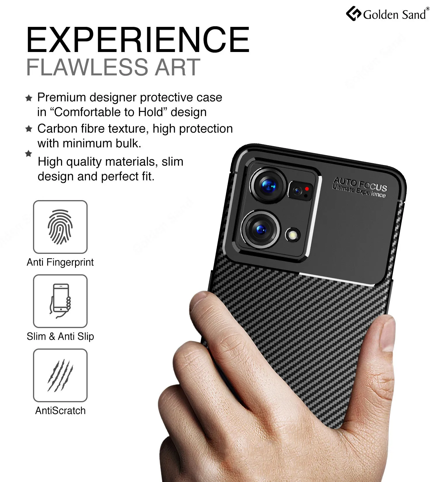 Aramid Fibre Series Shockproof Armor Back Cover for Oppo F21s Pro 4G, Oppo F21 Pro 4G, 6.43 inch, Black