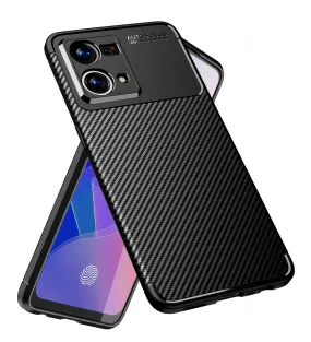 Aramid Fibre Series Shockproof Armor Back Cover for Oppo F21s Pro 4G, Oppo F21 Pro 4G, 6.43 inch, Black