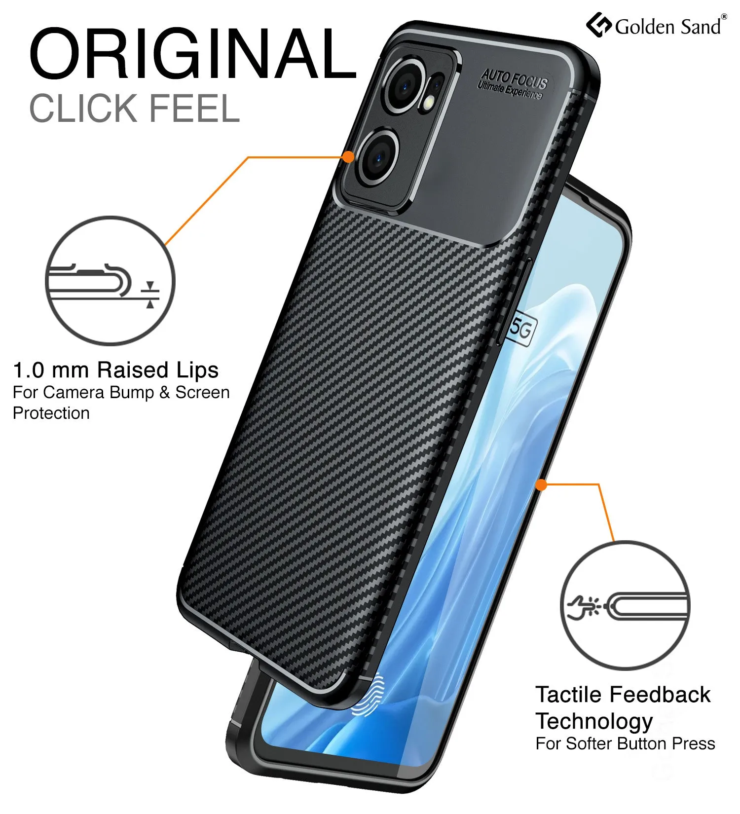 Aramid Fibre Series Shockproof Armor Back Cover for OPPO Reno 7 5G, 6.43 inch, Black