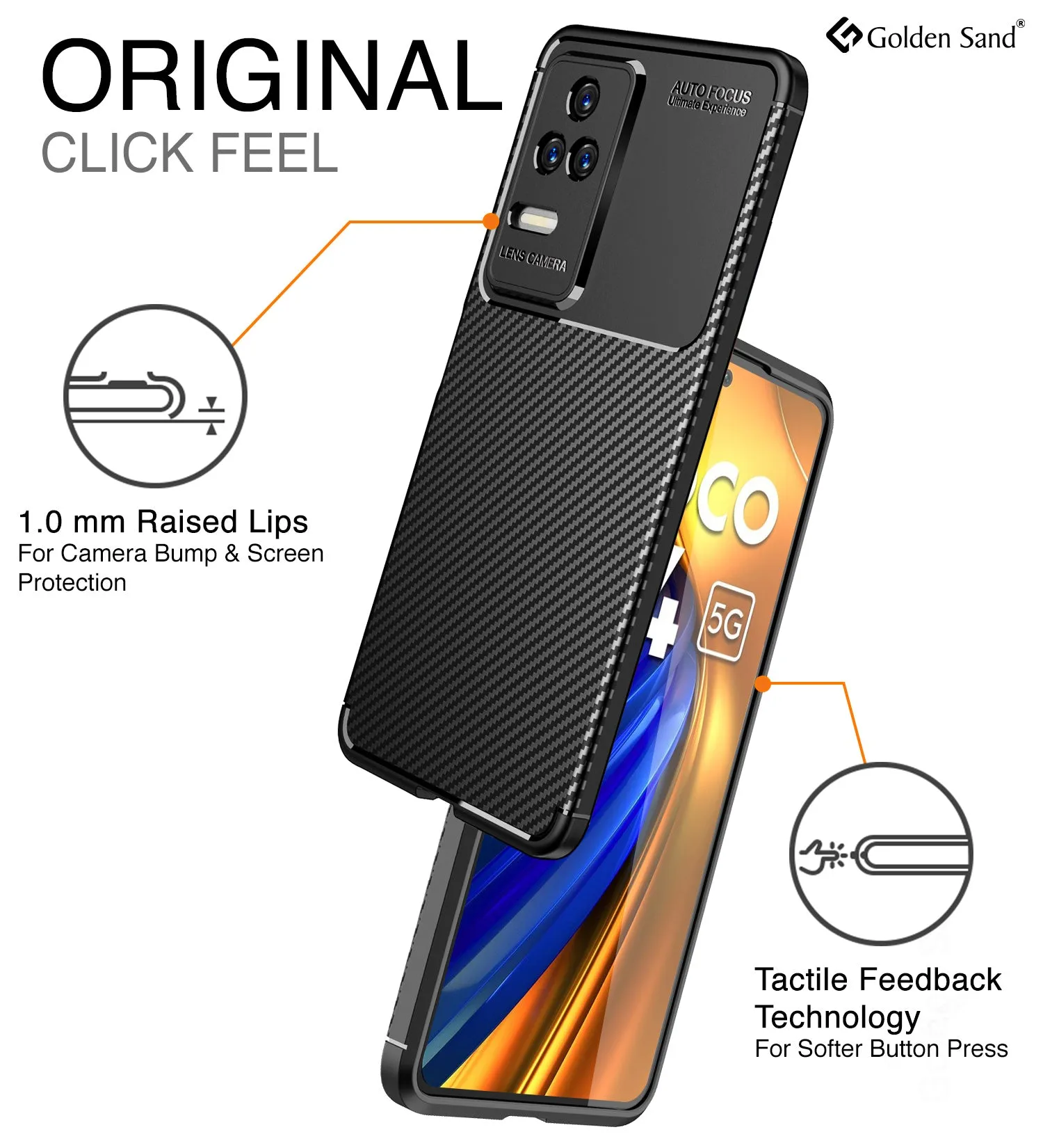 Aramid Fibre Series Shockproof Armor Back Cover for POCO F4 5G, 6.67 inch, Black