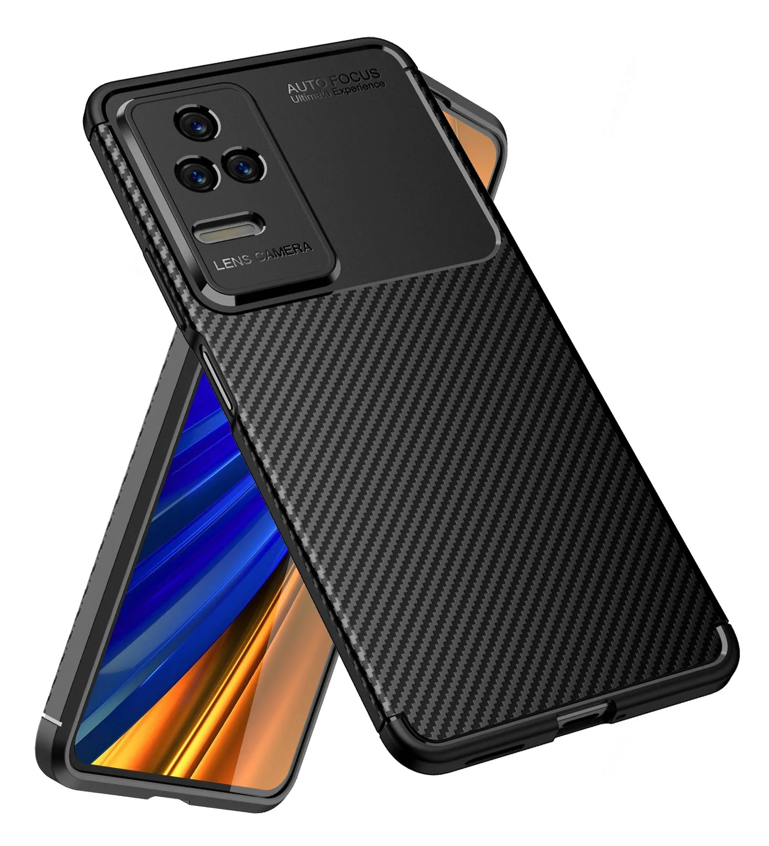Aramid Fibre Series Shockproof Armor Back Cover for POCO F4 5G, 6.67 inch, Black