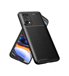 Aramid Fibre Series Shockproof Armor Back Cover for Realme 7 Pro 6.4 inch, Black