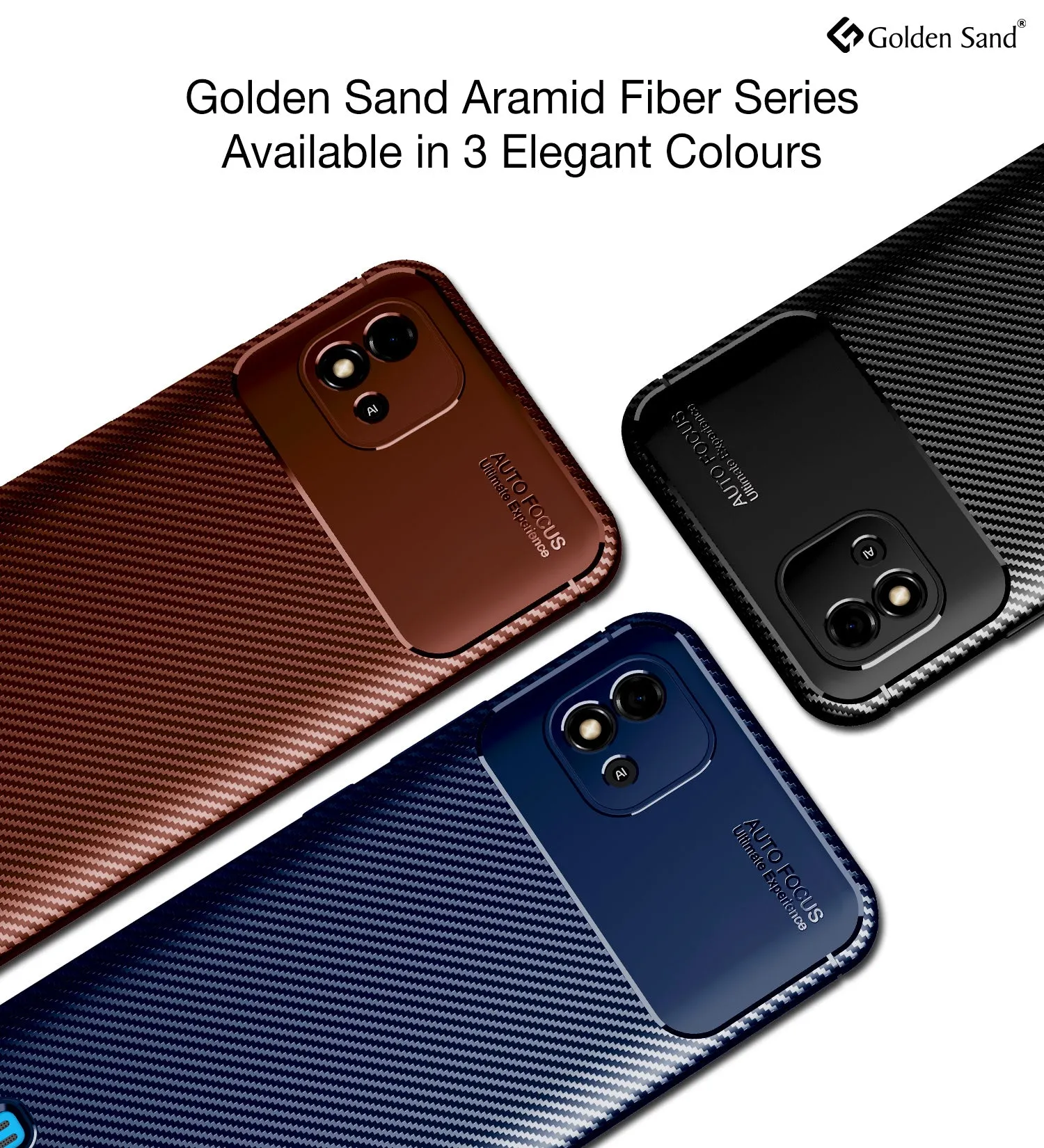 Aramid Fibre Series Shockproof Armor Back Cover for Realme C20, Realme C11 (2021), 6.5 inch, Brown
