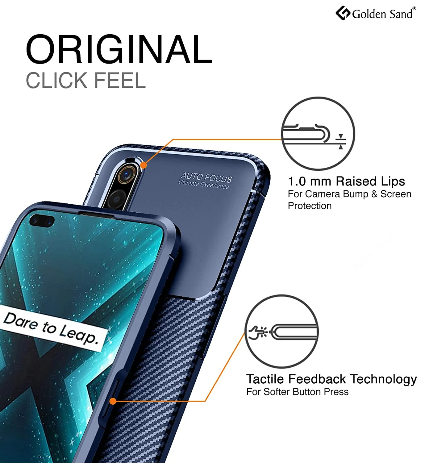 Aramid Fibre Series Shockproof Armor Back Cover for Realme X3, Realme X3 Super Zoom 6.6 inch, Blue