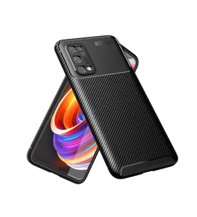 Aramid Fibre Series Shockproof Armor Back Cover for Realme X7 Pro, Realme X7 Pro 5G, Black