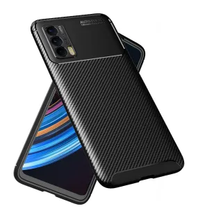 Aramid Fibre Series Shockproof Armor Back Cover for Realme X7, Realme X7 5G, 6.4 inch, Black