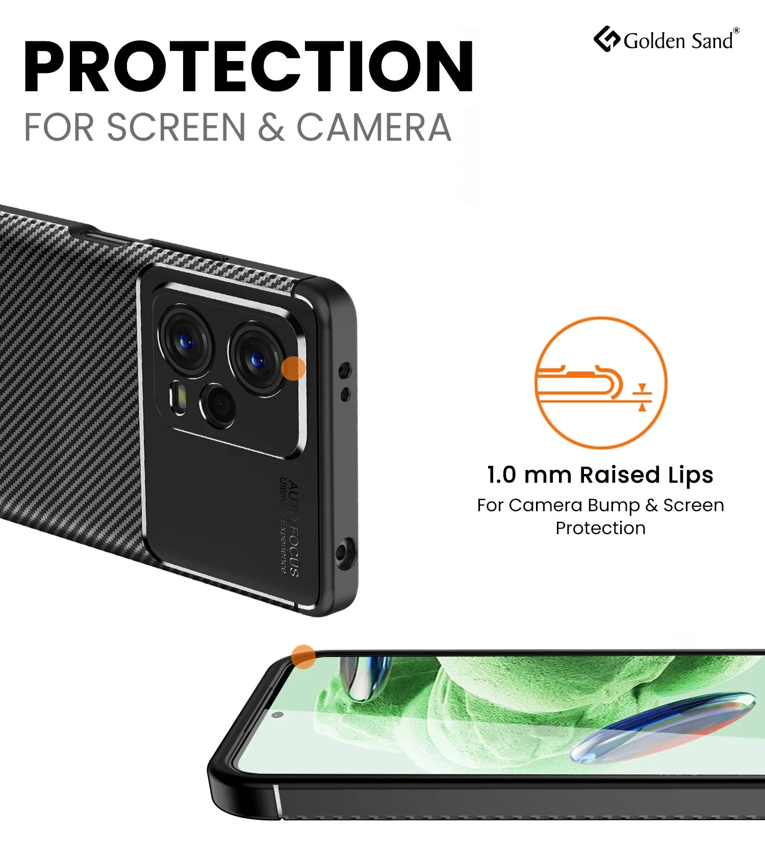 Aramid Fibre Series Shockproof Armor Back Cover for Redmi Note 12 5G, 6.67 inch, Black