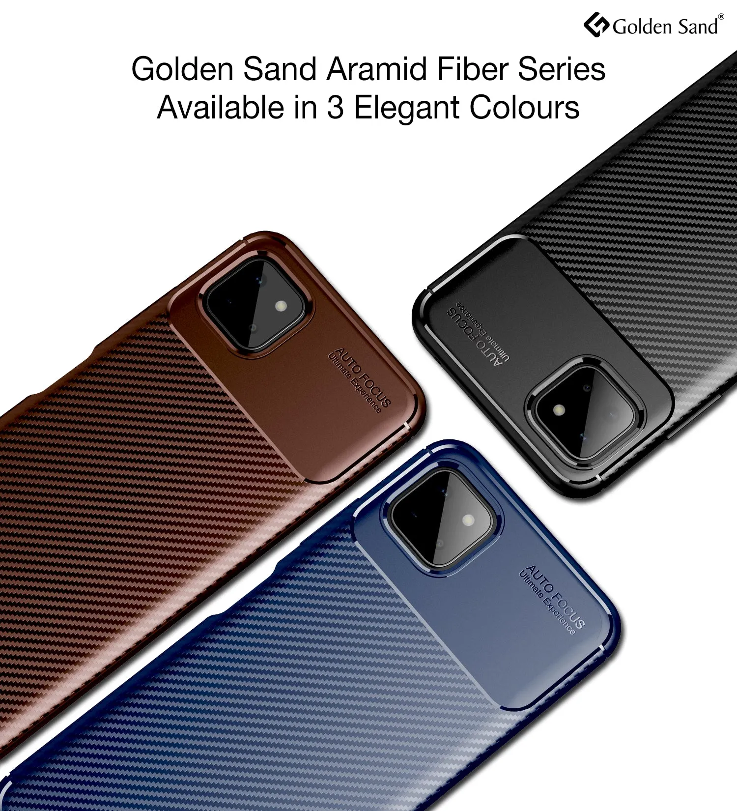 Aramid Fibre Series Shockproof Armor Back Cover for Samsung Galaxy A22 5G, Samsung Galaxy F42 5G, 6.6 inch, Brown