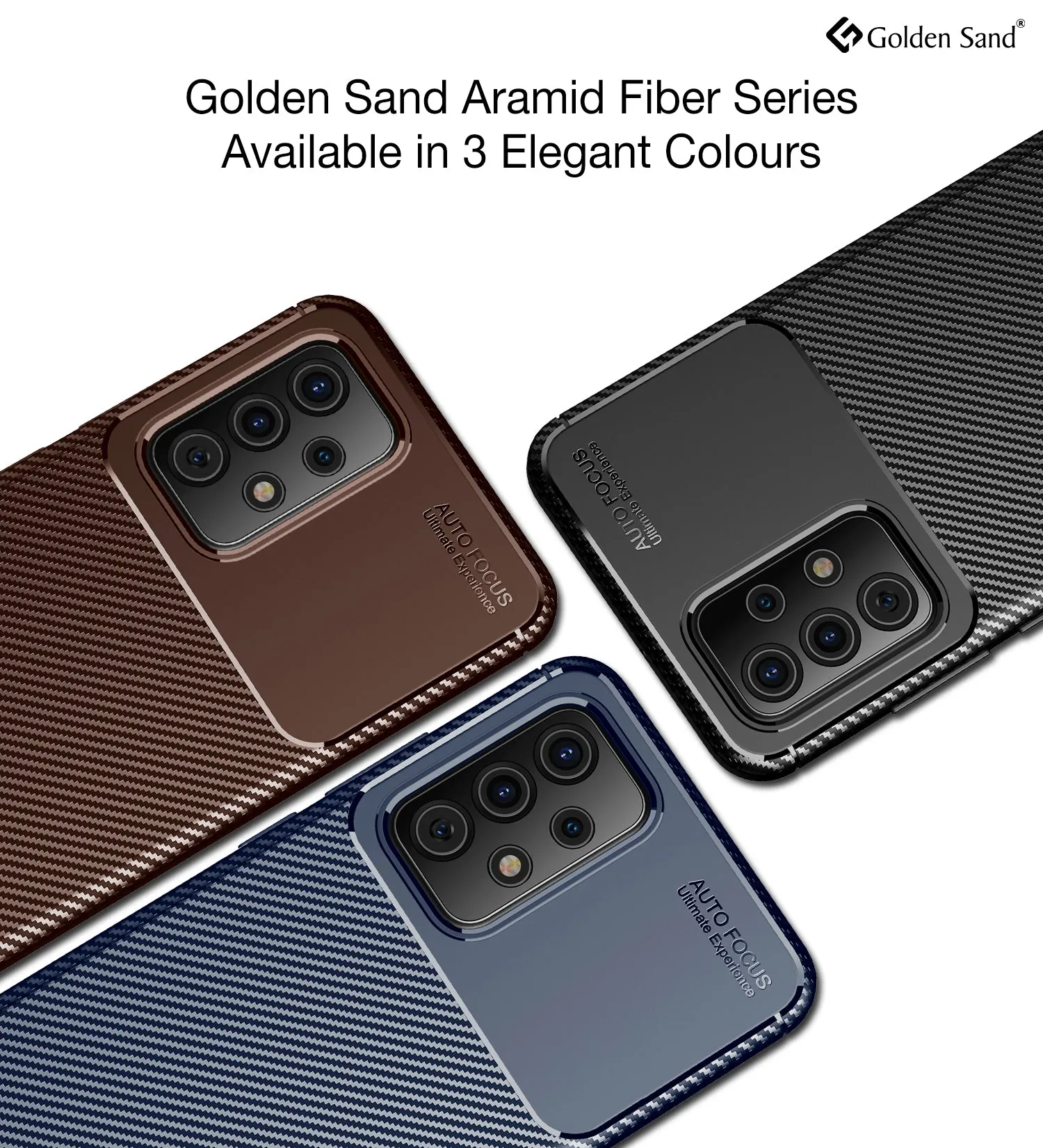 Aramid Fibre Series Shockproof Armor Back Cover for Samsung Galaxy A52 5G, Samsung Galaxy A52, Samsung Galaxy A52s 5G, 6.5 inch, Blue