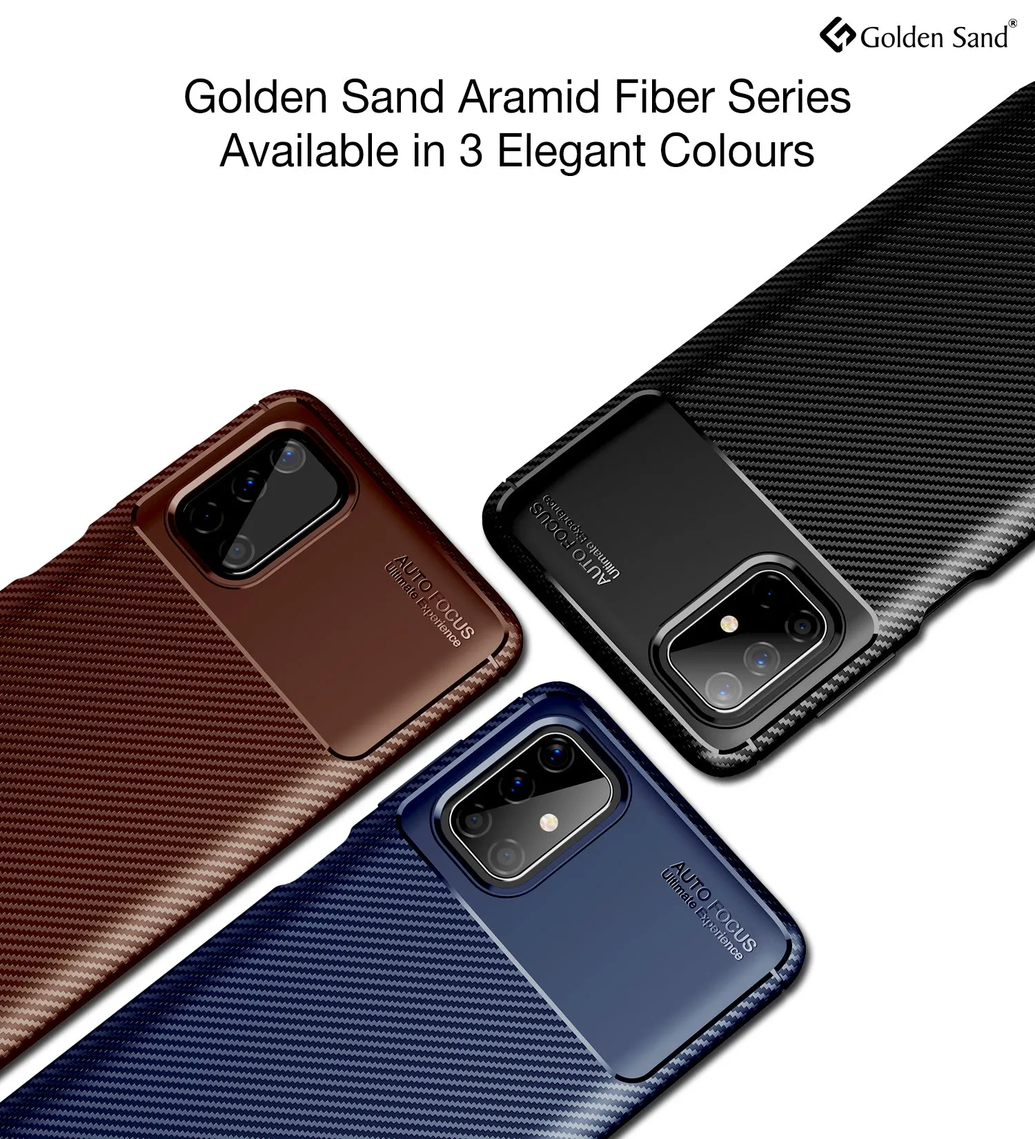 Aramid Fibre Series Shockproof Armor Back Cover for Samsung Galaxy M51, Blue