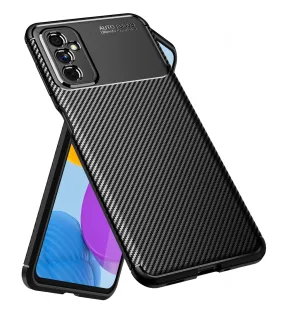 Aramid Fibre Series Shockproof Armor Back Cover for Samsung Galaxy M52 5G, 6.7 inch, Blazing Black