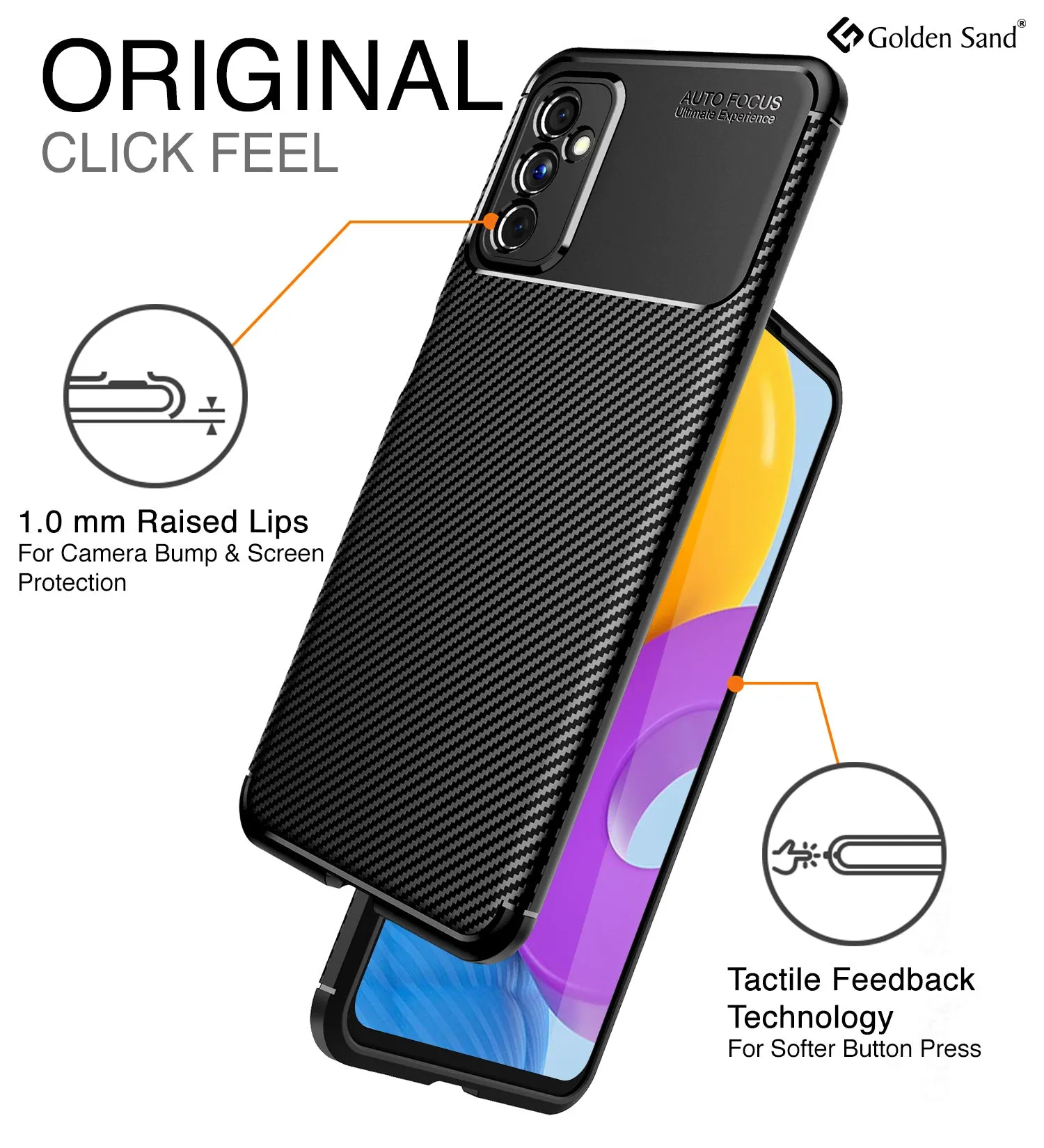 Aramid Fibre Series Shockproof Armor Back Cover for Samsung Galaxy M52 5G, 6.7 inch, Blazing Black