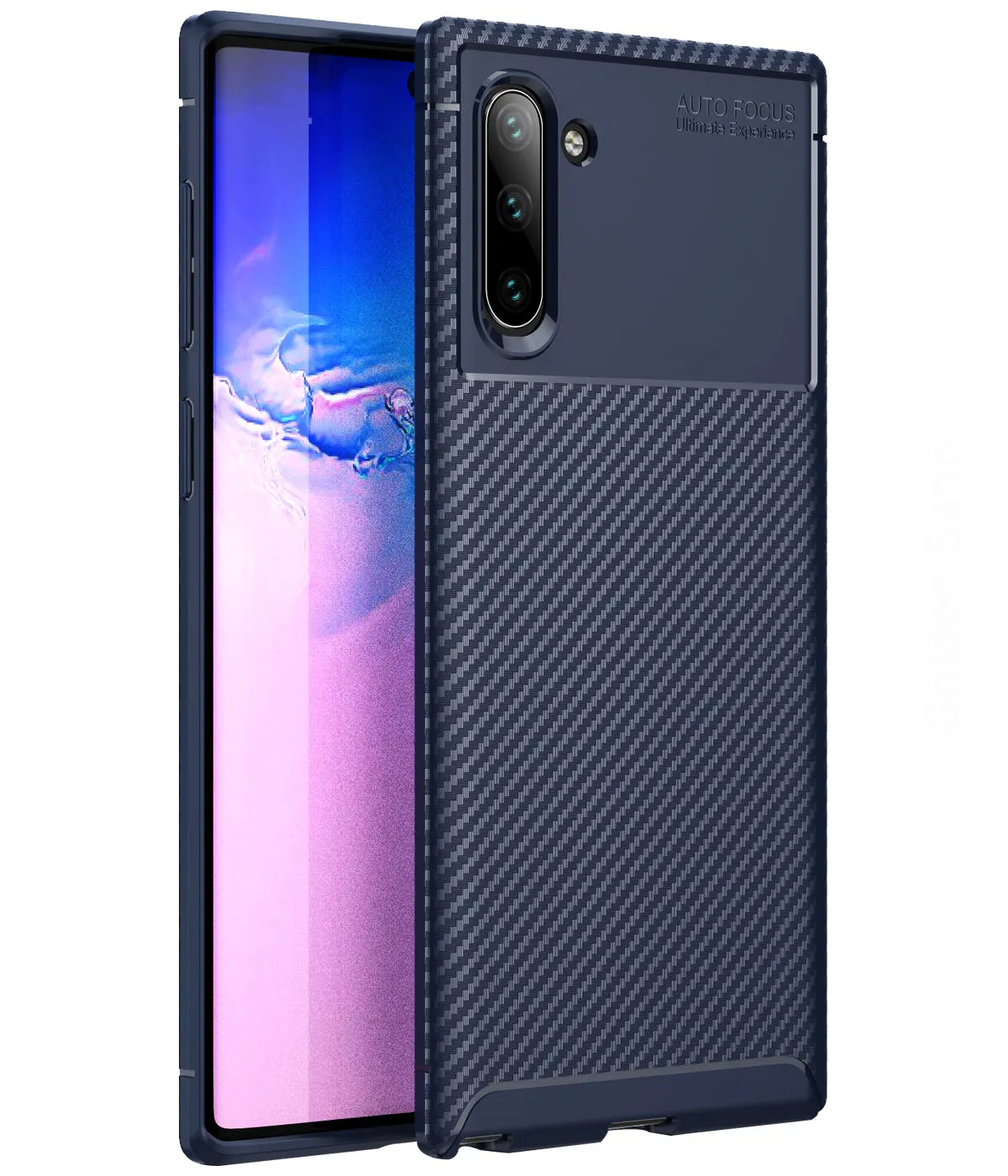 Aramid Fibre Series Shockproof Armor Back Cover for Samsung Galaxy Note 10 6.7 inch, Blue