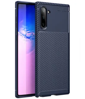Aramid Fibre Series Shockproof Armor Back Cover for Samsung Galaxy Note 10 6.7 inch, Blue