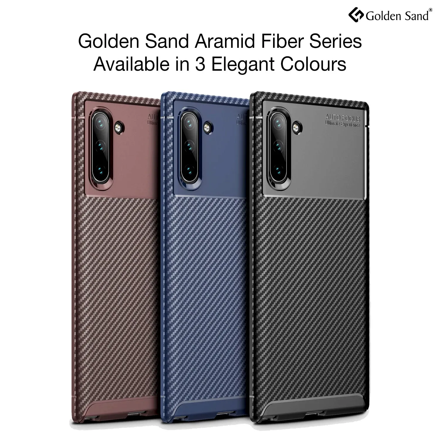 Aramid Fibre Series Shockproof Armor Back Cover for Samsung Galaxy Note 10 6.7 inch, Blue