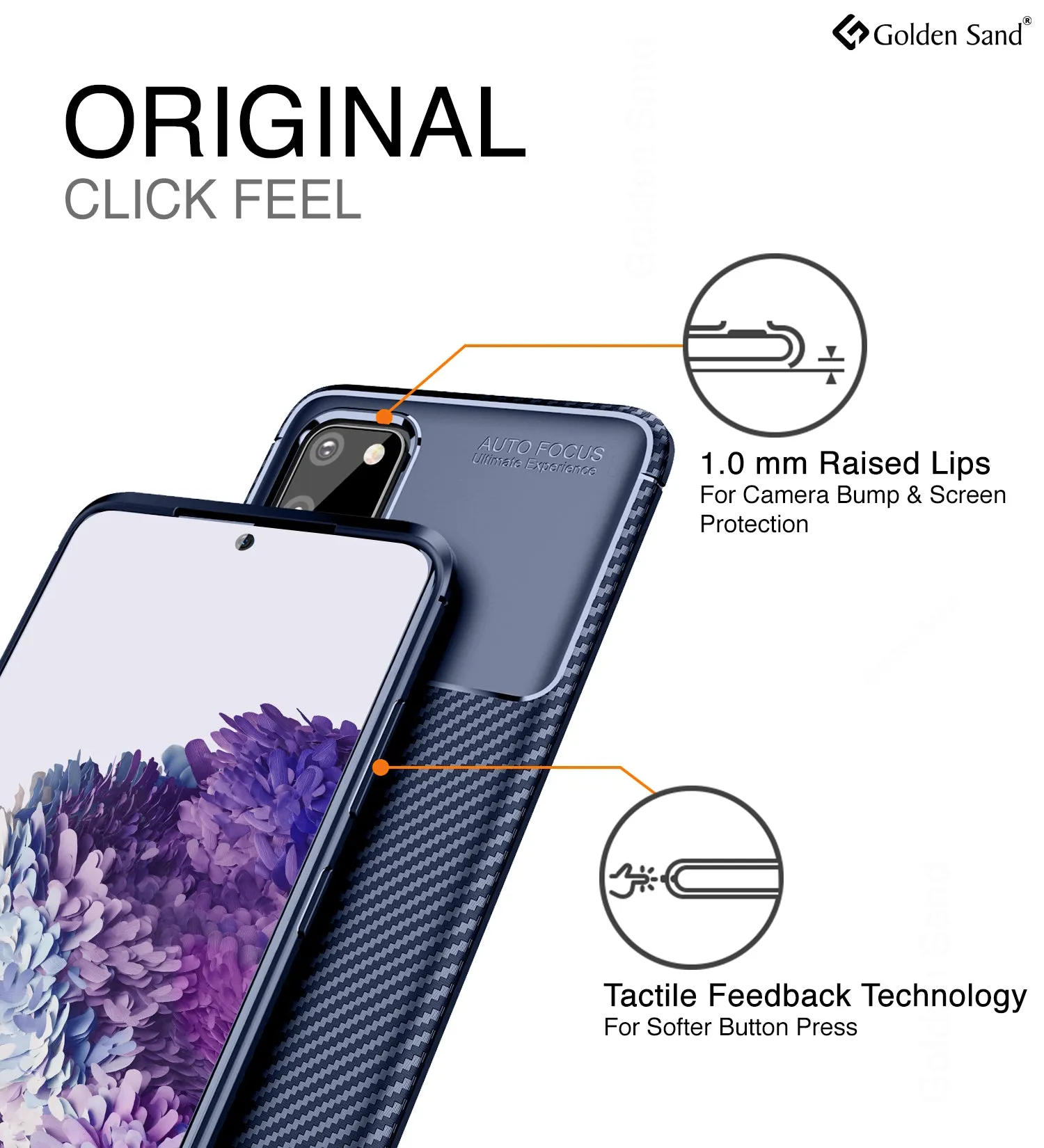 Aramid Fibre Series Shockproof Armor Back Cover for Samsung Galaxy S20 6.2 inch, Blue