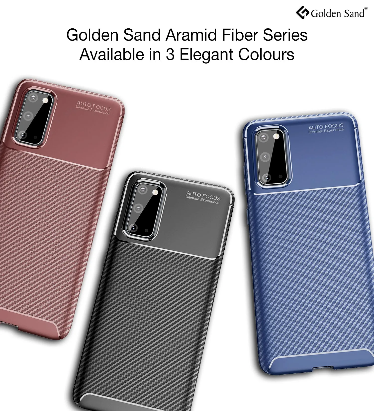Aramid Fibre Series Shockproof Armor Back Cover for Samsung Galaxy S20 6.2 inch, Blue