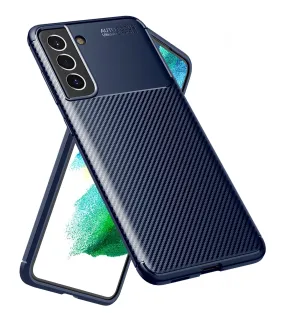 Aramid Fibre Series Shockproof Armor Back Cover for Samsung Galaxy S21 FE 5G, Samsung Galaxy S21 FE 5G 2023 (Snapdragon 888), 6.41 inch, Blue