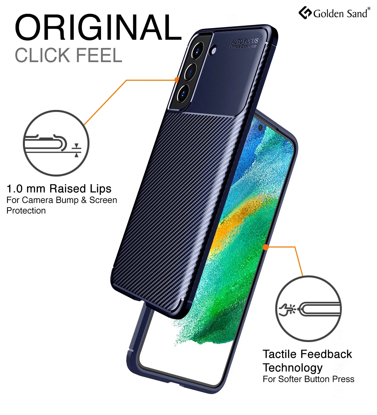 Aramid Fibre Series Shockproof Armor Back Cover for Samsung Galaxy S21 FE 5G, Samsung Galaxy S21 FE 5G 2023 (Snapdragon 888), 6.41 inch, Blue