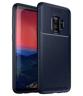 Aramid Fibre Series Shockproof Armor Back Cover for Samsung Galaxy S9 5.8 inch, Blue