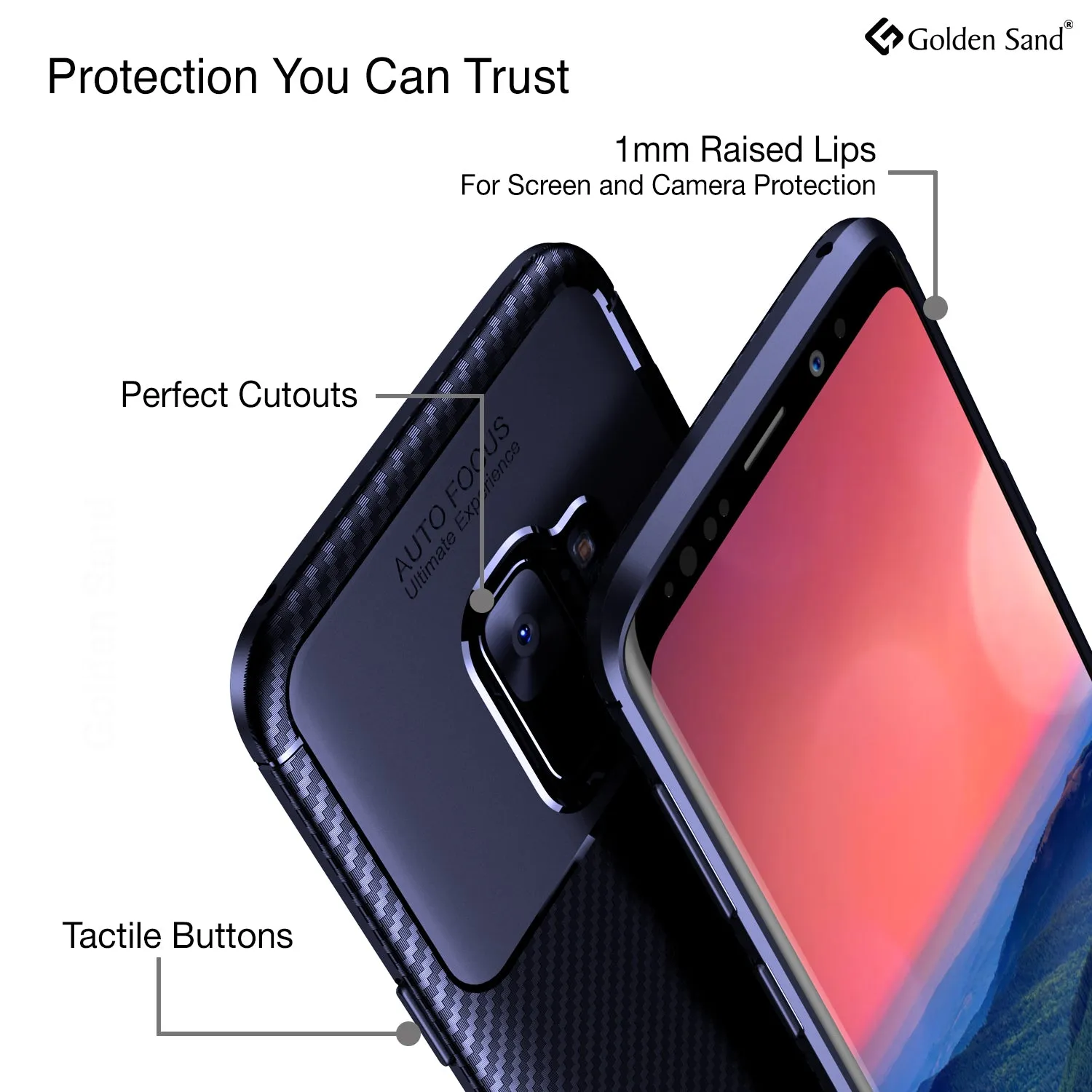 Aramid Fibre Series Shockproof Armor Back Cover for Samsung Galaxy S9 5.8 inch, Blue
