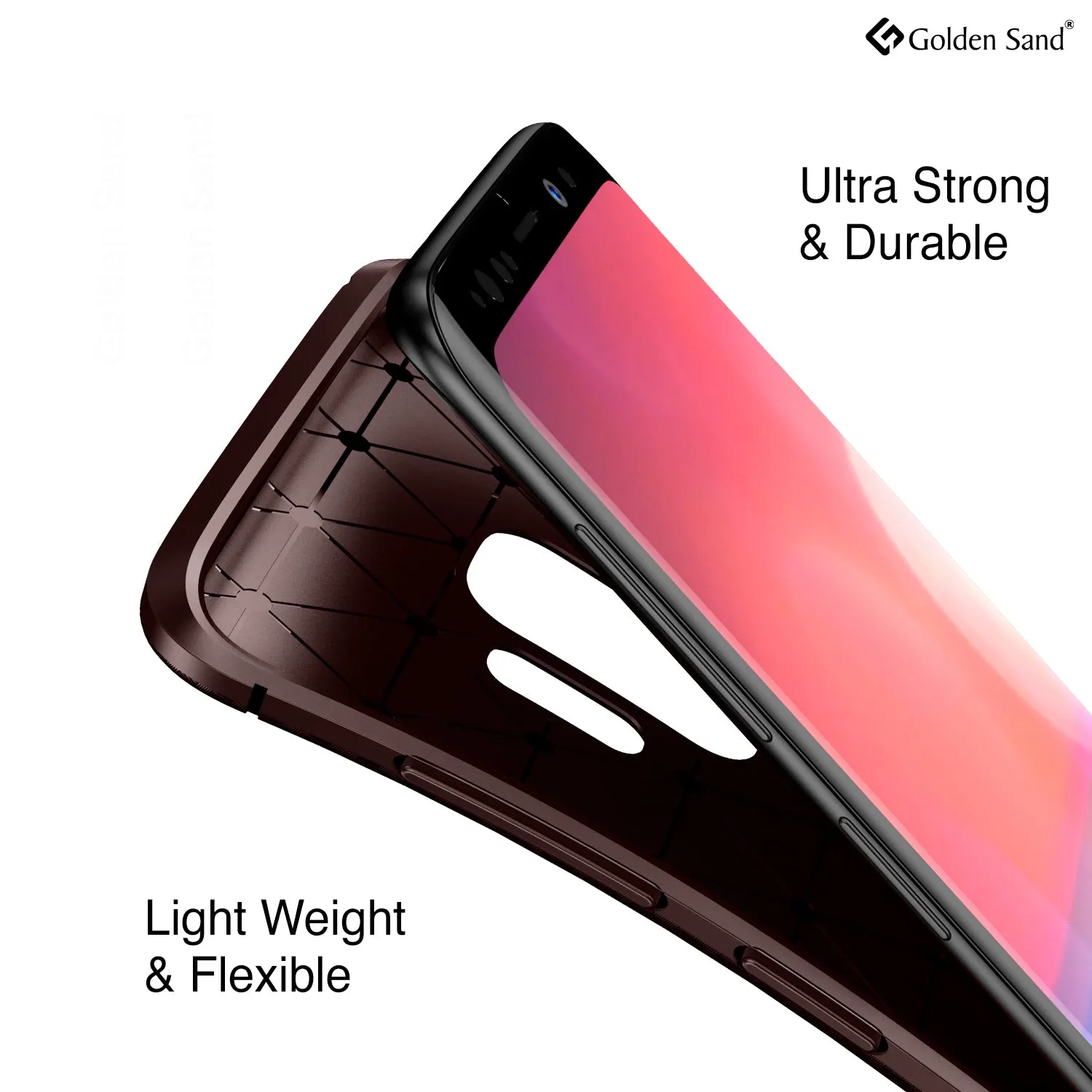 Aramid Fibre Series Shockproof Armor Back Cover for Samsung Galaxy S9 5.8 inch, Brown