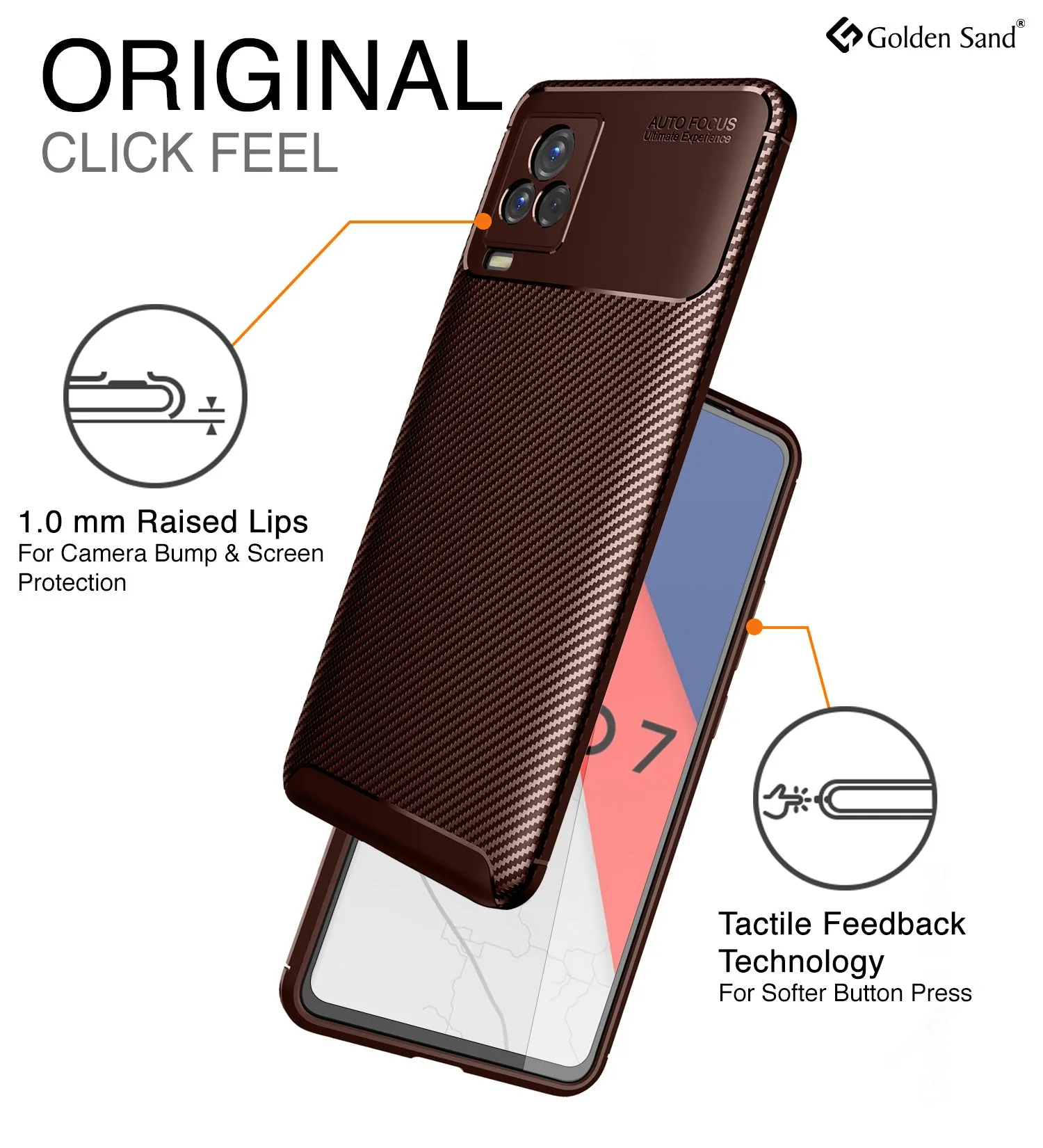 Aramid Fibre Series Shockproof Armor Back Cover for Vivo IQOO 7 Legend 5G, 6.62 inch, Brown