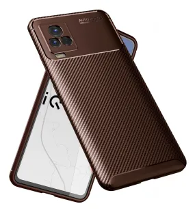 Aramid Fibre Series Shockproof Armor Back Cover for Vivo IQOO 7 Legend 5G, 6.62 inch, Brown