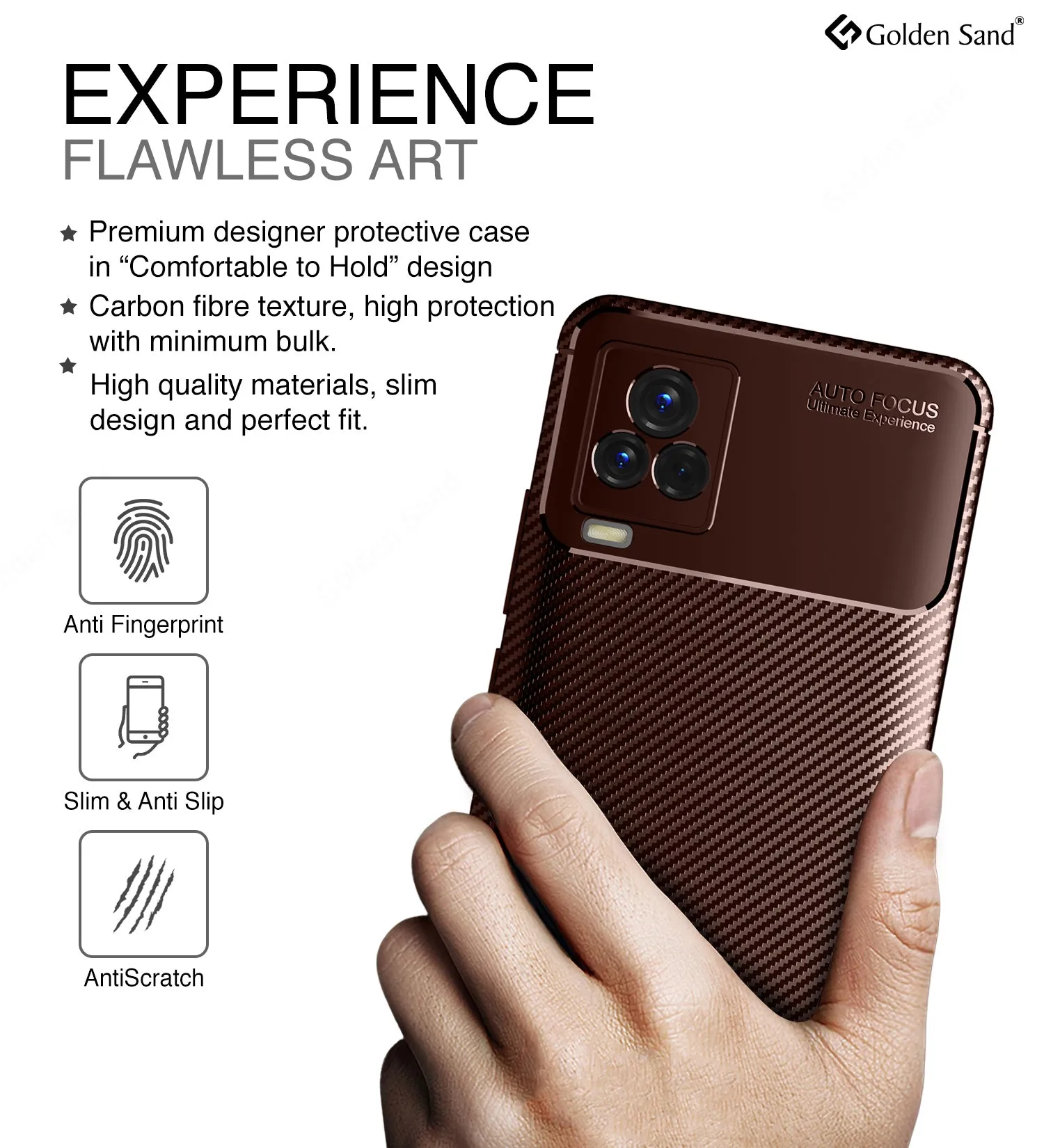Aramid Fibre Series Shockproof Armor Back Cover for Vivo IQOO 7 Legend 5G, 6.62 inch, Brown