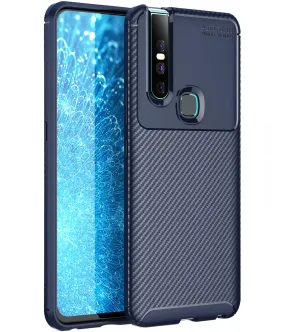 Aramid Fibre Series Shockproof Armor Back Cover for Vivo V15 4G, 6.53 inch, Blue