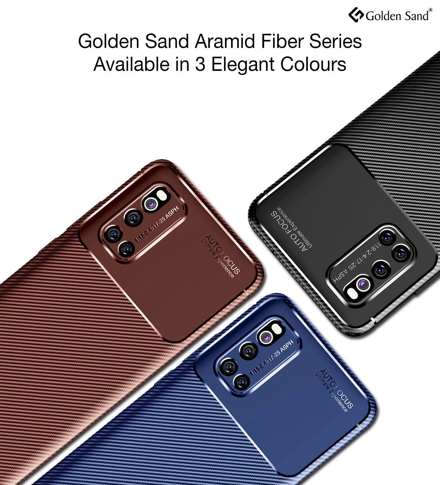 Aramid Fibre Series Shockproof Armor Back Cover for Vivo V19 6.44 inch, Blue
