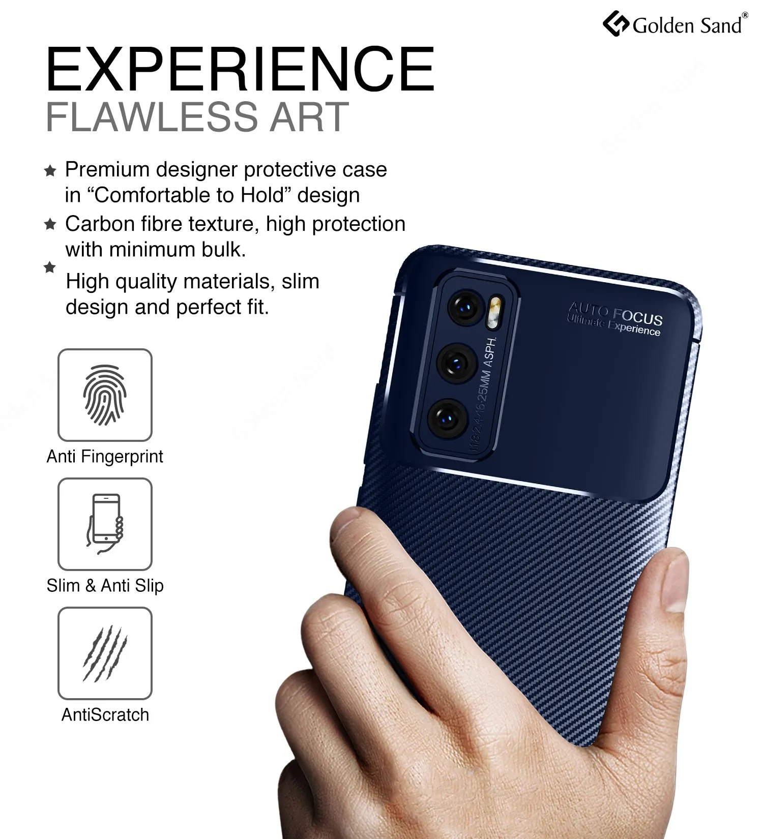 Aramid Fibre Series Shockproof Armor Back Cover for Vivo V20 SE, Blue
