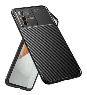 Aramid Fibre Series Shockproof Armor Back Cover for Vivo V23 5G, 6.44 inch, Black