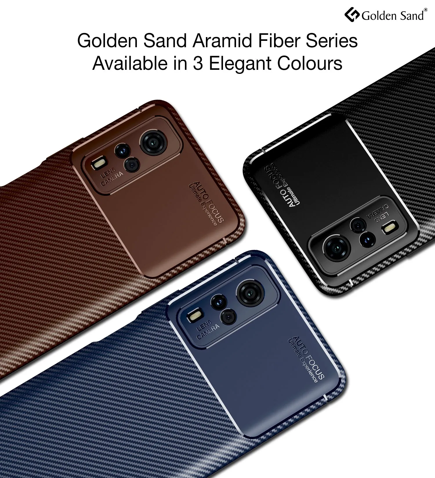 Aramid Fibre Series Shockproof Armor Back Cover for Vivo Y53s, Vivo Y51 2020, Vivo Y51a, Vivo Y31, 6.58 inch, Mirage Black