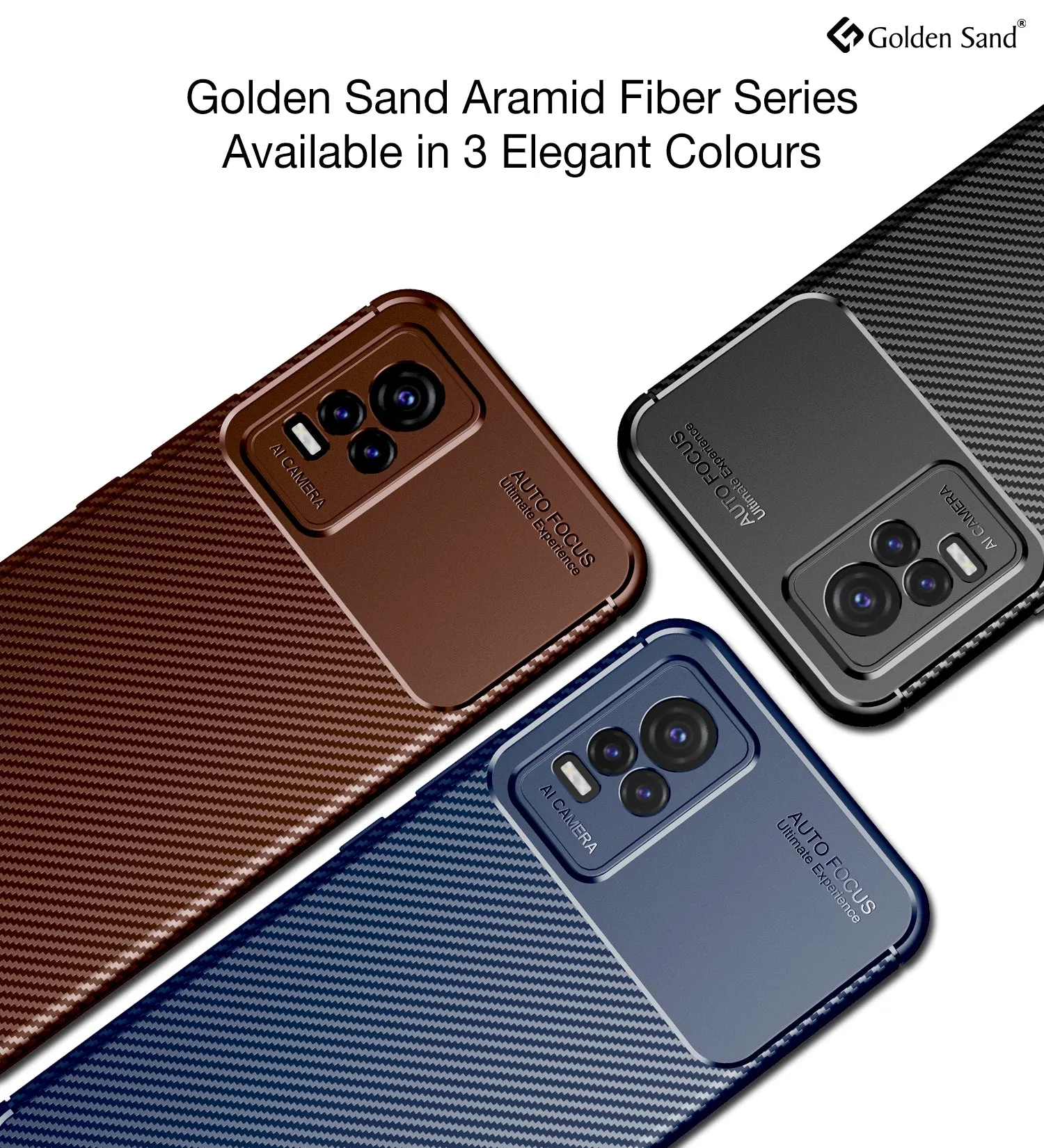 Aramid Fibre Series Shockproof Armor Back Cover for ViVO Y73, 6.44 inch, Blue