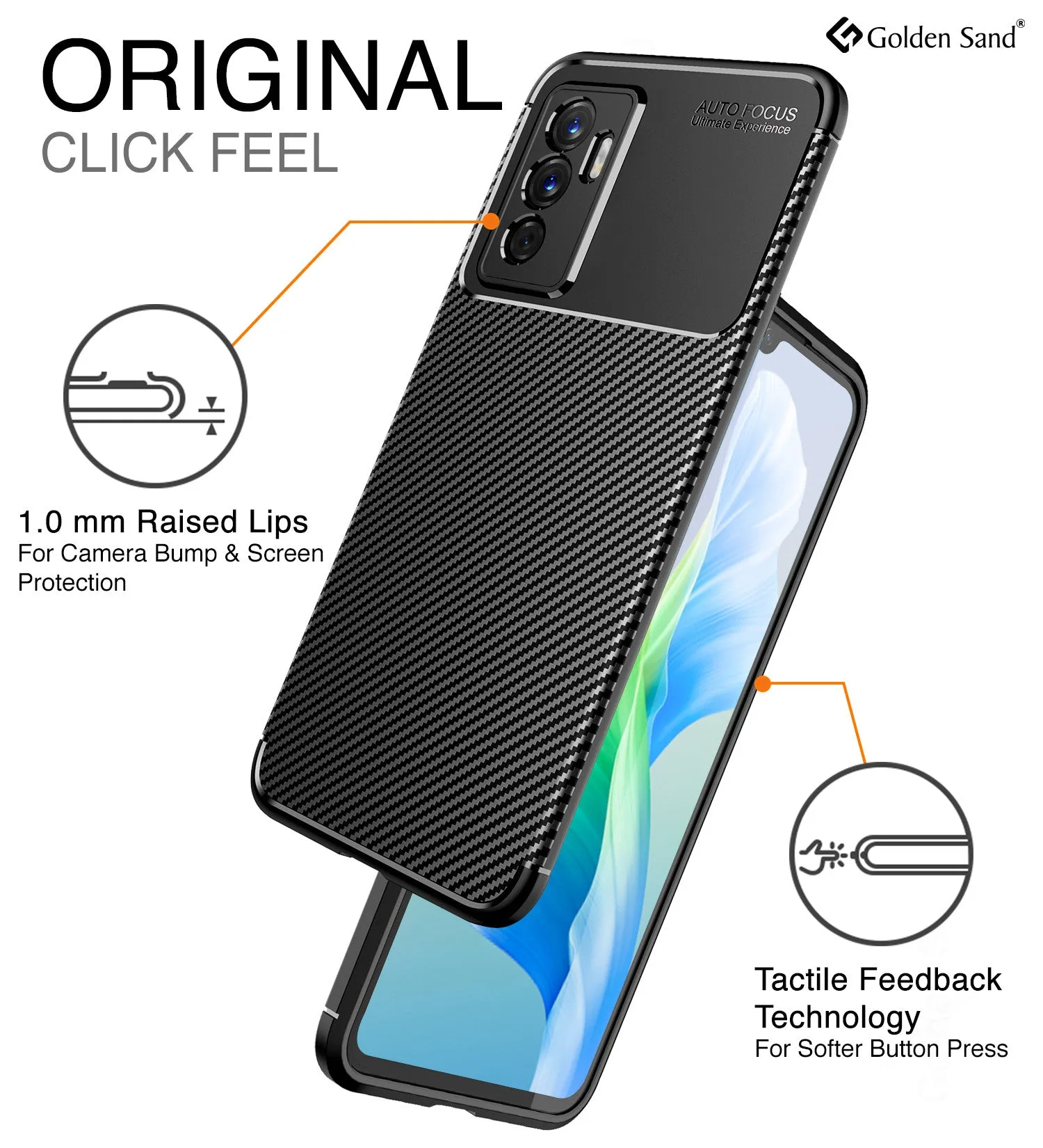 Aramid Fibre Series Shockproof Armor Back Cover for Vivo Y75 4G, vivo V23e 5G, 6.44 inch, Black