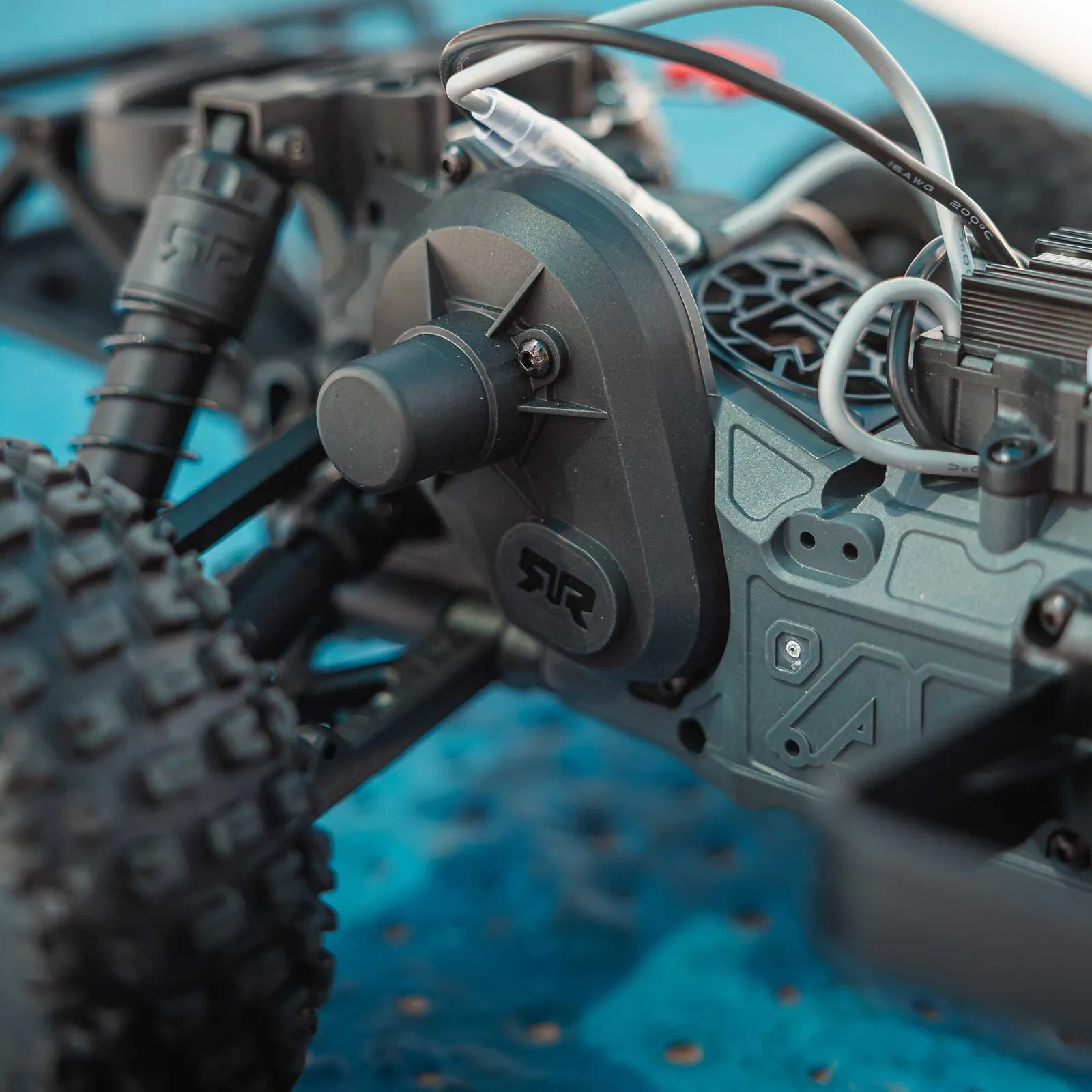 ARRMA 1/10 FURY MEGA 550 2WD Short Course Truck RTR with Battery & Charger, Blue
