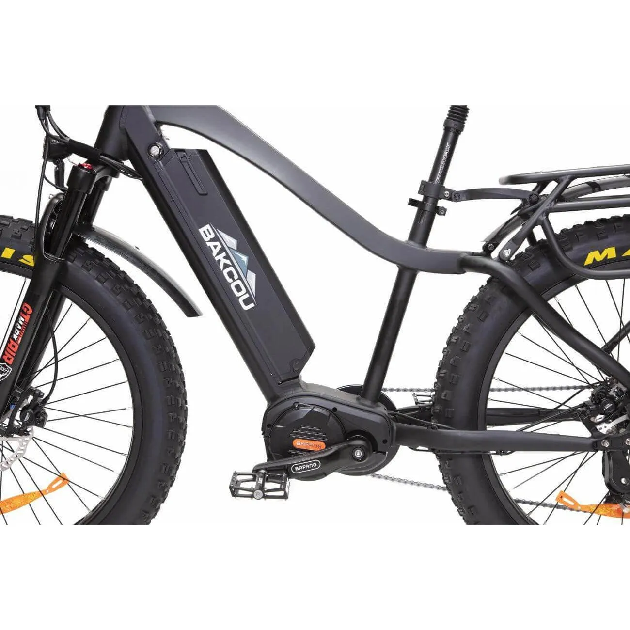 Bakcou Mule Electric Fat Tire Hunting Bike 48V, 750-1500W Smart Mid-Drive Motor