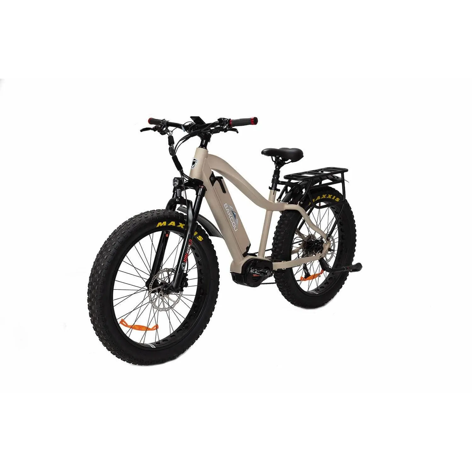 Bakcou Mule Electric Fat Tire Hunting Bike 48V, 750-1500W Smart Mid-Drive Motor