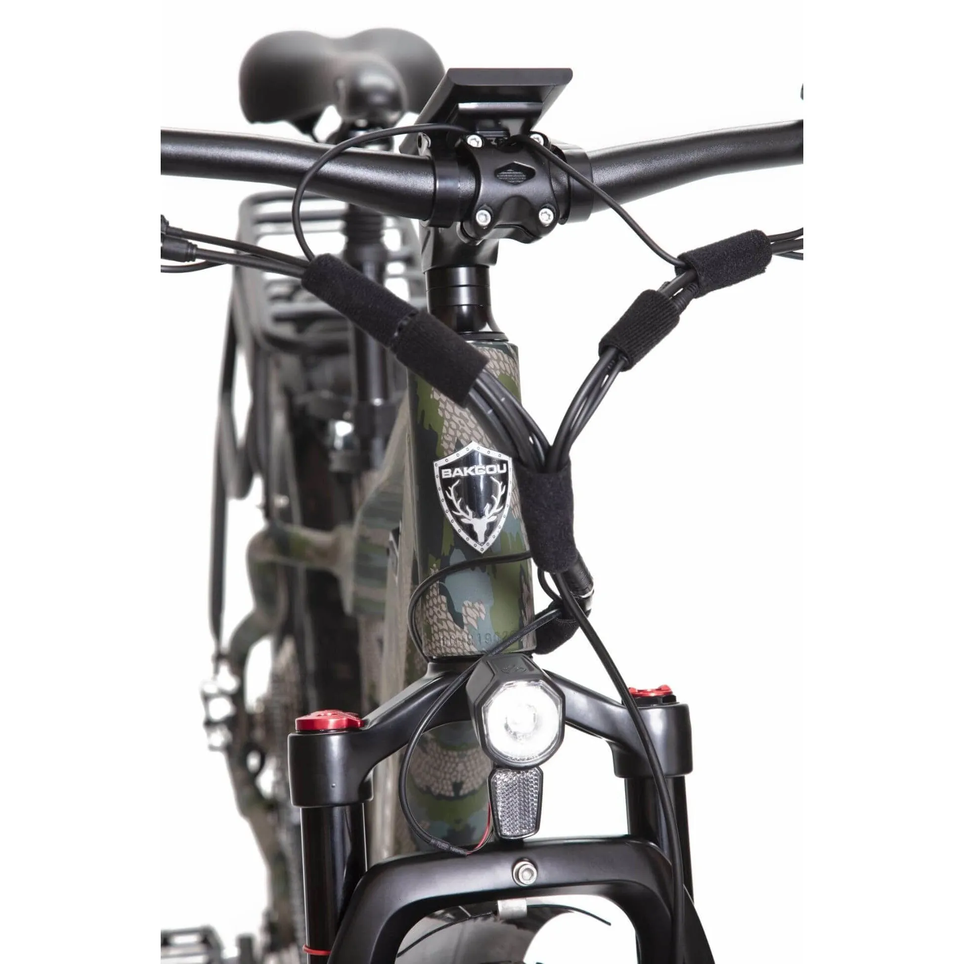 Bakcou Mule Electric Fat Tire Hunting Bike 48V, 750-1500W Smart Mid-Drive Motor