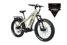 Bakcou Mule Jäger Electric Fat Tire Hunting Bike 48V, 750-1500W Smart Mid-Drive Motor