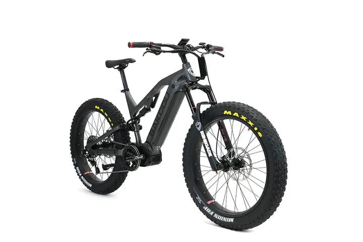 Bakcou SCOUT Torque Sensing Smart 750-1500W Mid-Drive Motor Full Suspension Electric Bike