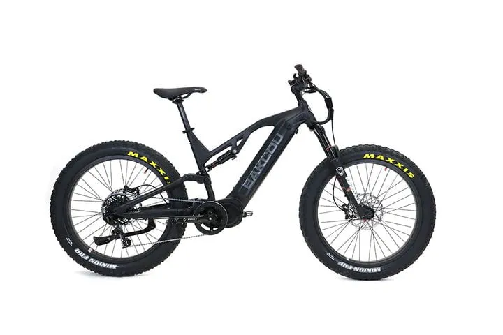 Bakcou SCOUT Torque Sensing Smart 750-1500W Mid-Drive Motor Full Suspension Electric Bike