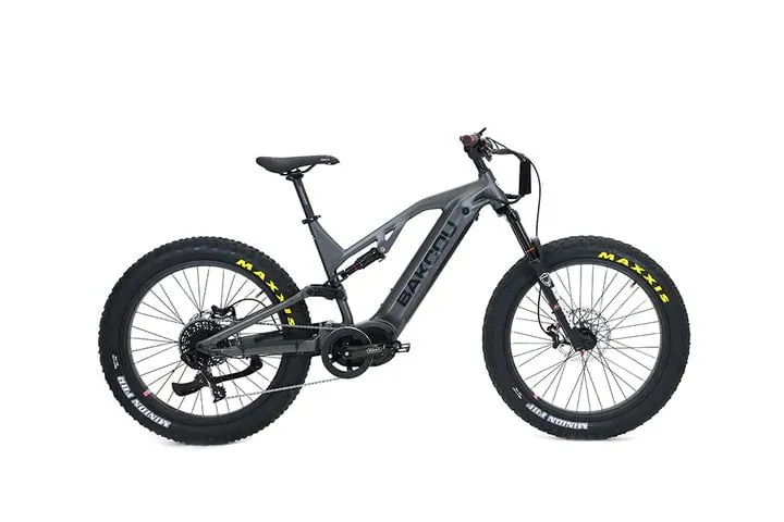 Bakcou SCOUT Torque Sensing Smart 750-1500W Mid-Drive Motor Full Suspension Electric Bike