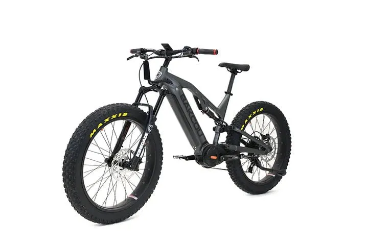 Bakcou SCOUT Torque Sensing Smart 750-1500W Mid-Drive Motor Full Suspension Electric Bike