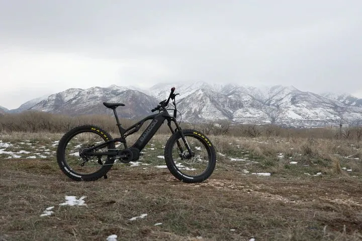 Bakcou SCOUT Torque Sensing Smart 750-1500W Mid-Drive Motor Full Suspension Electric Bike