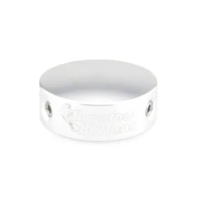 Barefoot Buttons V1 Big Bore Button, Silver